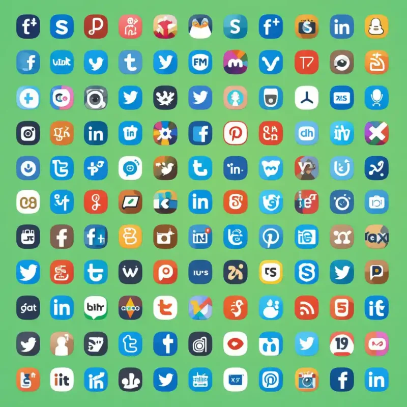 Ultimate Social Network Icons Bundle: 1400+ Premium Vector Icons for All Platforms